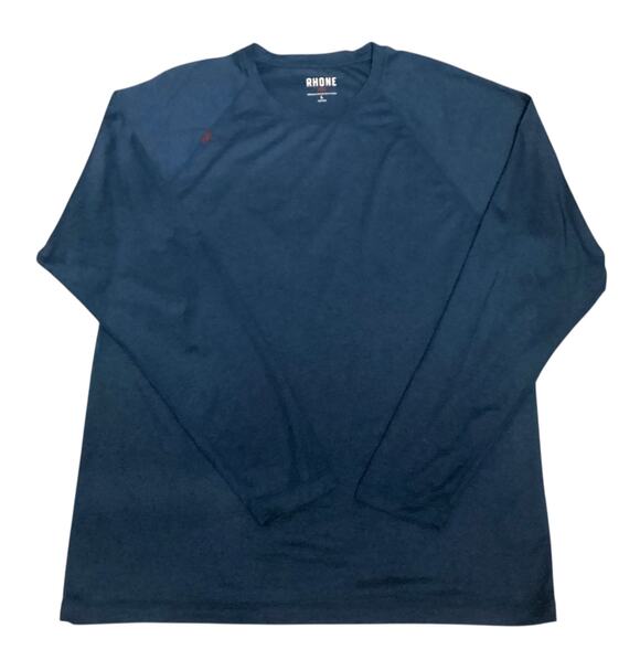Rhone Other - Rhone Men's Reign Long Sleeve Athletic Shirt Blue Heather Size L Raglan RLS-182